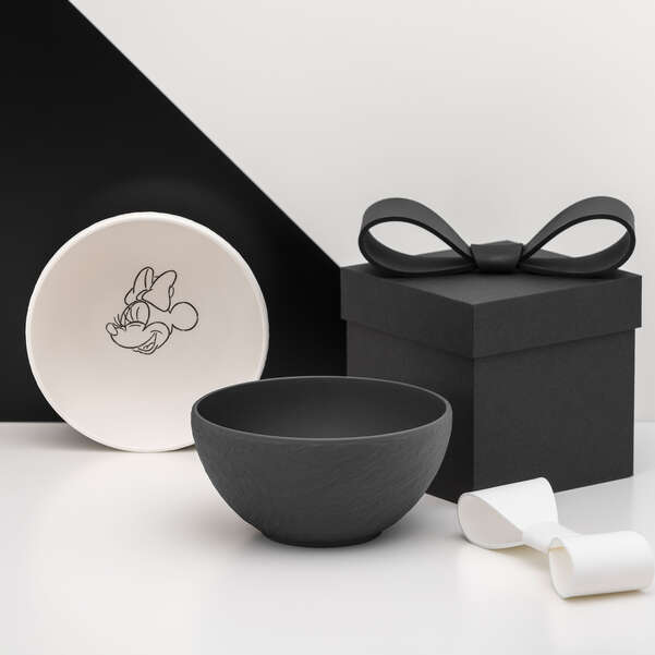 Manufacture - Mickey Mouse Ciotola per cereali nero/bianco, 430 ml