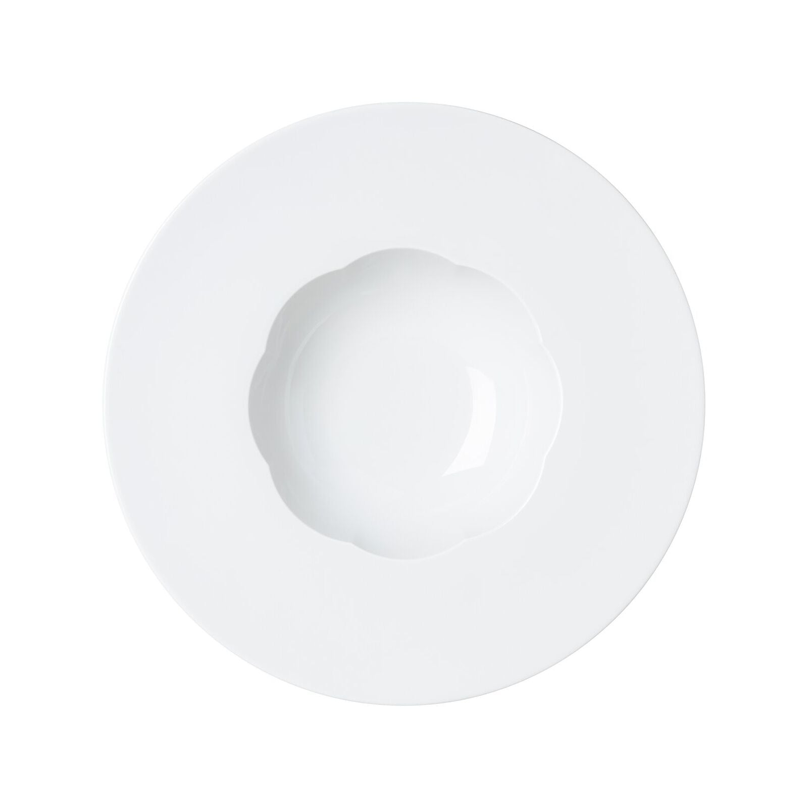 Sonetto Bianco Piatto gourmet fondo 28 cm lucido