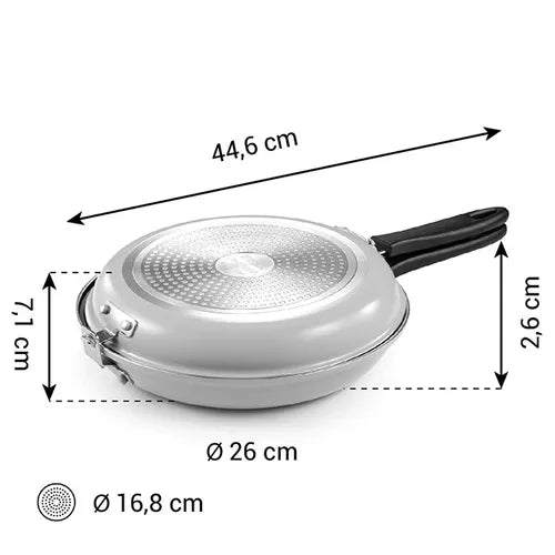 PADELLA DOPPIA GIRAFRITTATA 26 cm