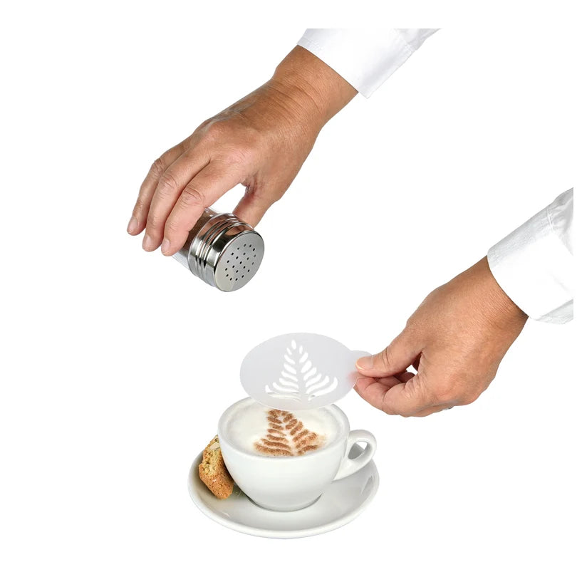 Sagome per decorare cappuccino/muffin "Coffee Culture", confezione 6 pezzi