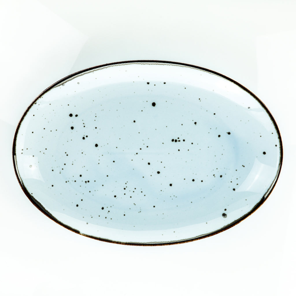 Ovale 36cm Cottage Sky