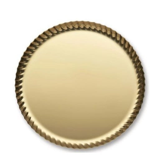 Pleats, Vassoio rotondo ORO