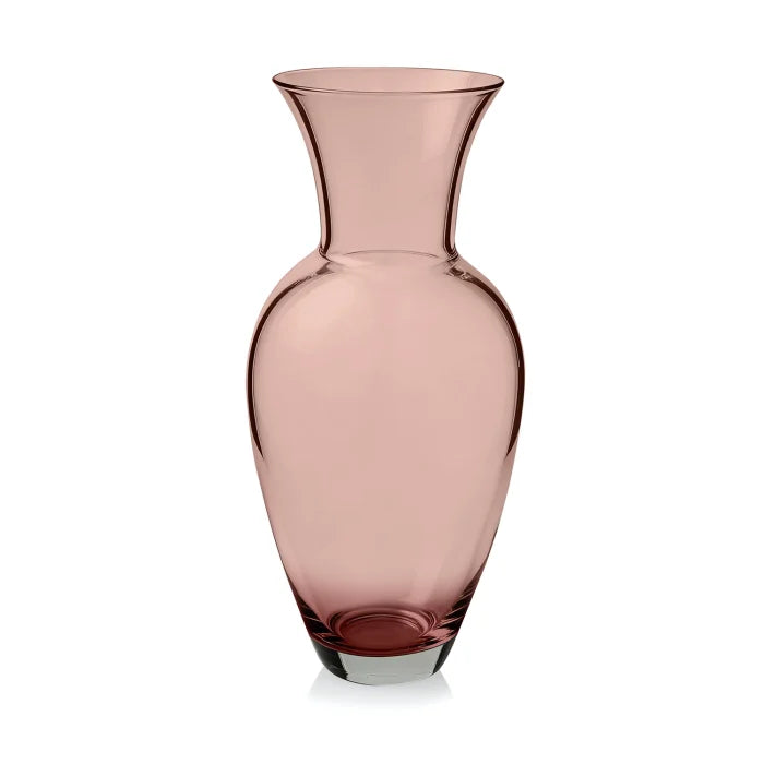 Hydria vaso in vetro incamiciato H 31 cm