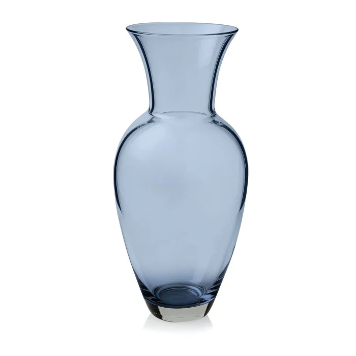 Hydria vaso in vetro incamiciato H 31 cm