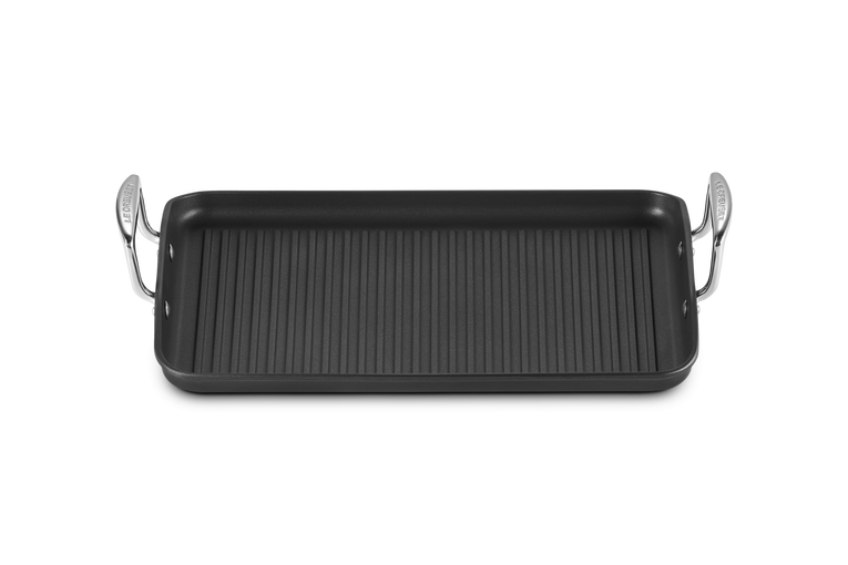 Grill grande rigato in alluminio antiaderente35 cm