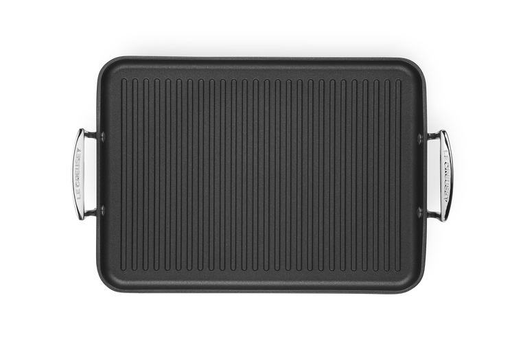 Grill grande rigato in alluminio antiaderente35 cm