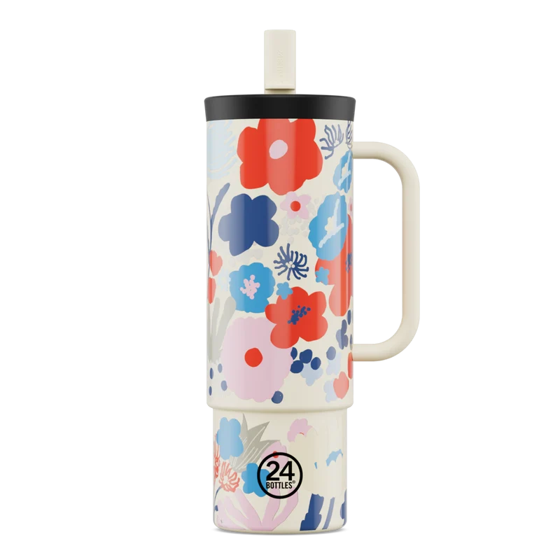 24 bottles - Straw Cup 800 ml Domenica - 002417