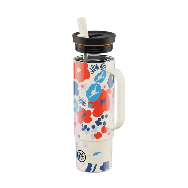 24 bottles - Straw Cup 800 ml Domenica - 002417