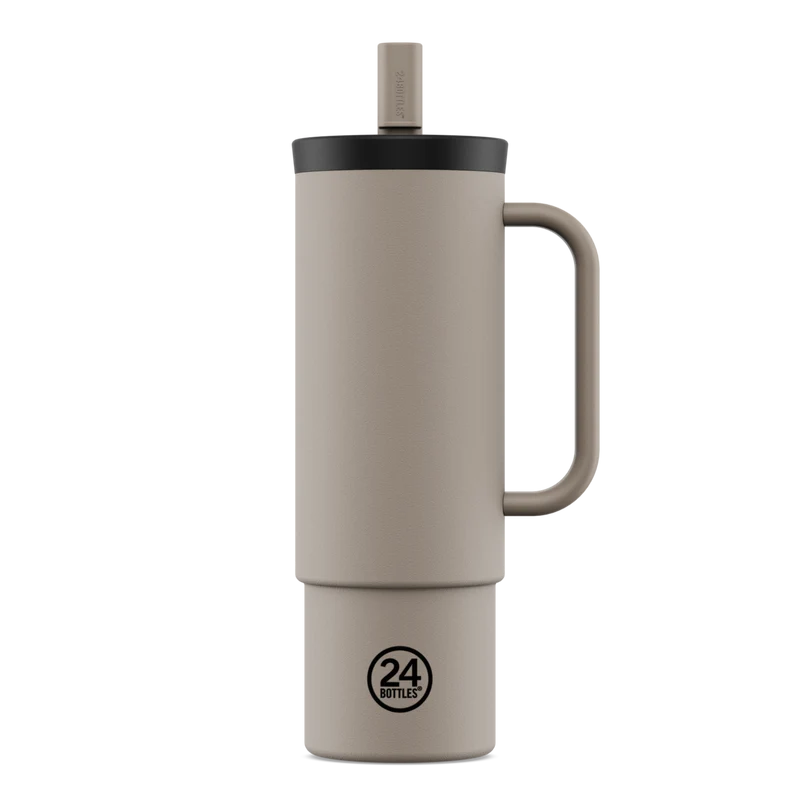 24 bottles - Straw Cup Linen 800 ml - 002442