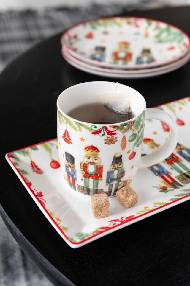 JOLIPA - Tazza Schiaccianoci Ceramica Bianco - 49319