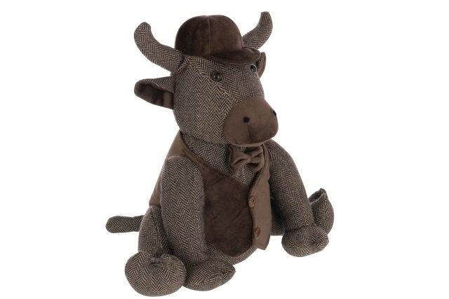 JOLIPA - Ferma Porta Bull + Cappello Poliestere Marrone Scuro - 56850