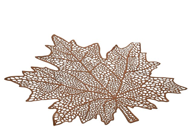 JOLIPA - Tovaglietta Leaf Plastica Marrone - 59757