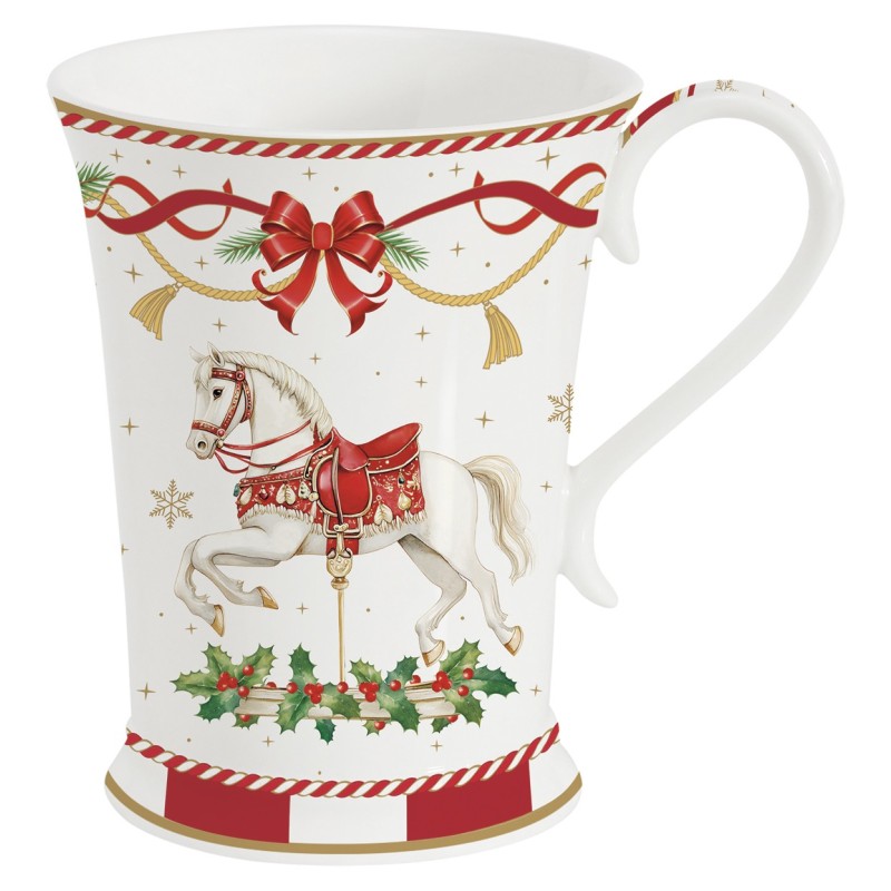 Easy Life - Tazza in scatola di latta 4 decori CHRISTMAS HERITAGE - R1794#CTAL