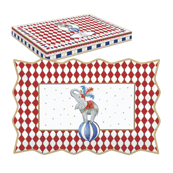Easy Life - Piatto da portata 35x23 cm in porcellana CIRCUS - R1004#CIRC