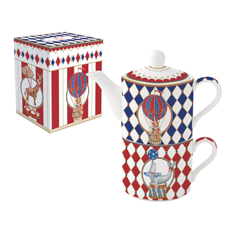 Easy Life - Tea for one 280 ml in porcellana CIRCUS - R0111#CIRC