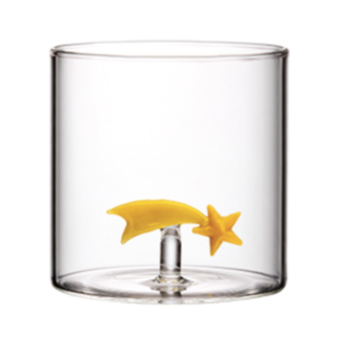 Easy Life - Bicchiere in vetro borosilicato 250 ml STELLA COMETA - R0358#COME