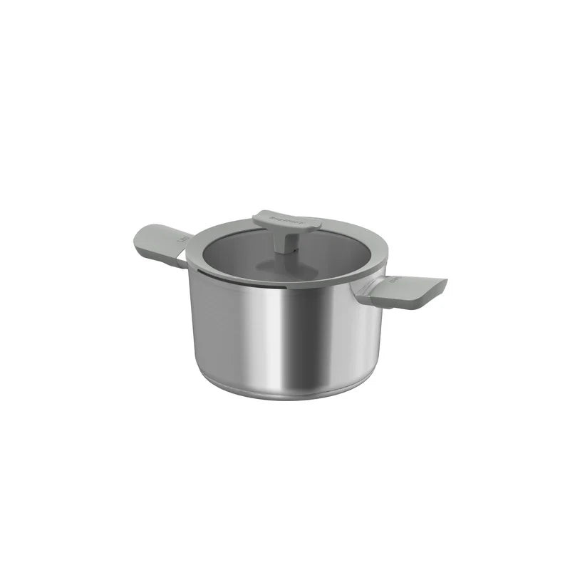 BERGHOFF - Casseruola+ coperchio Balance, acciaio inox, 20 cm, Moonmist -3950728