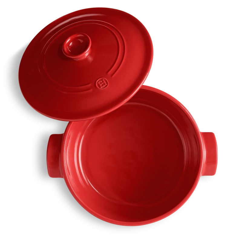 Cocotte tonda 4 litri - colore rosso