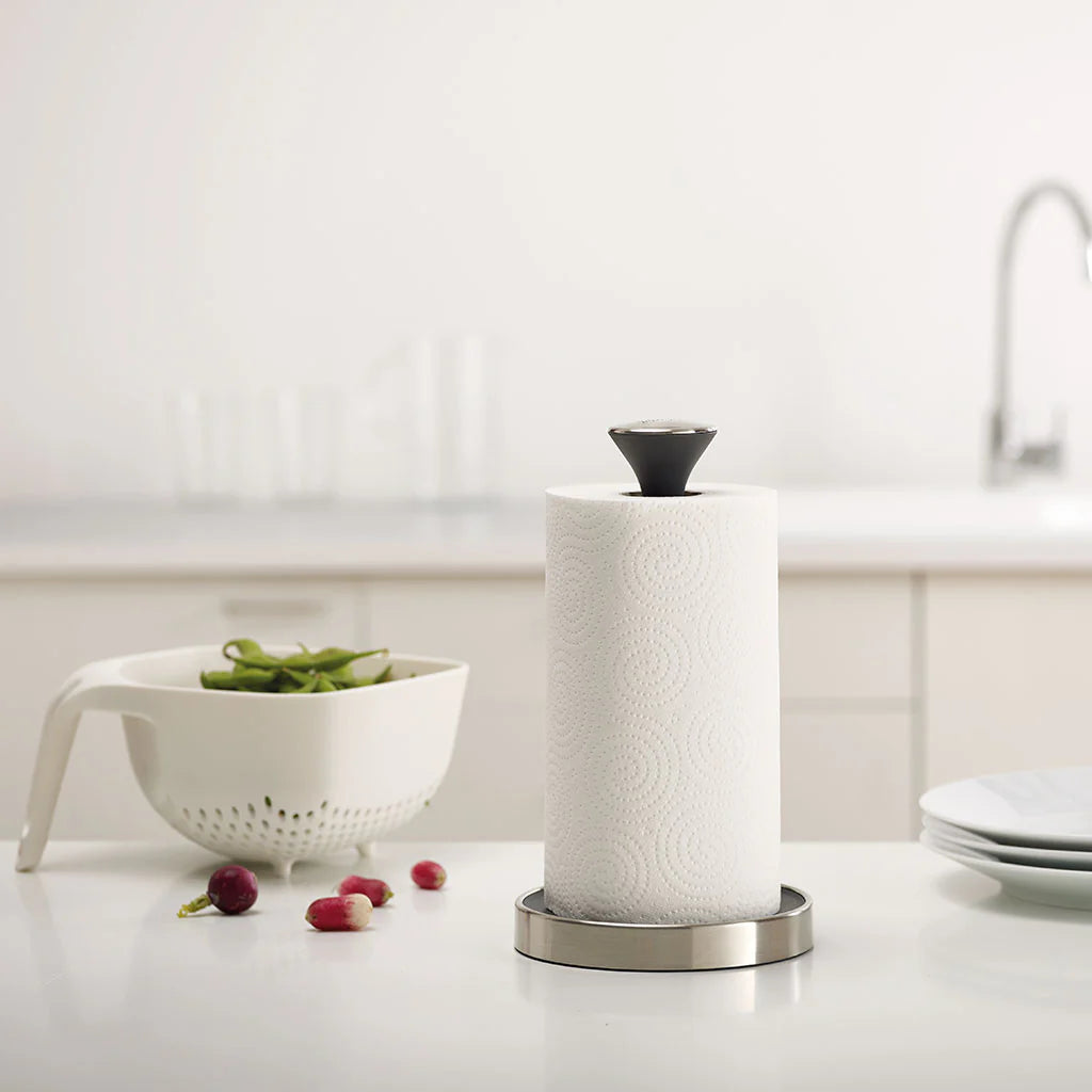 Porta rotolo da cucina Push&Tear™ grigio