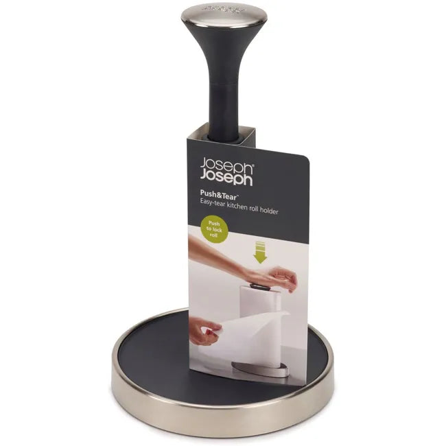 Porta rotolo da cucina Push&Tear™ grigio