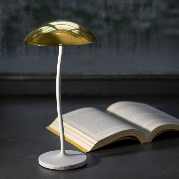 Blackout Lampada cordless ricaricabile STEM bianco/oro