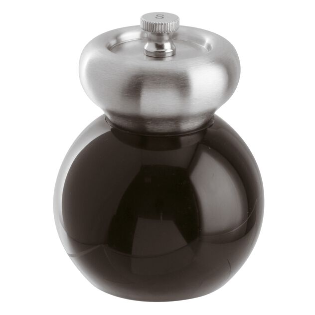 Macinasale - h 10,0 cm / Nero, Acciaio Inox