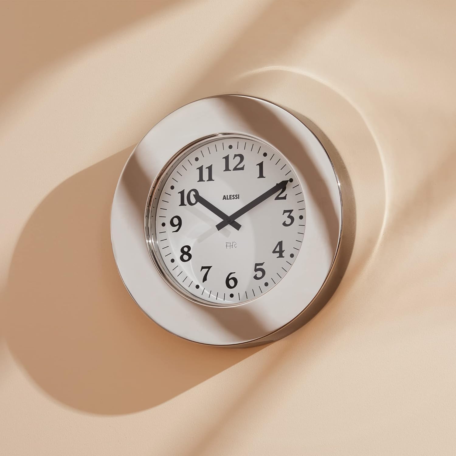 Momento - Orologio da parete / Acciaio Inox