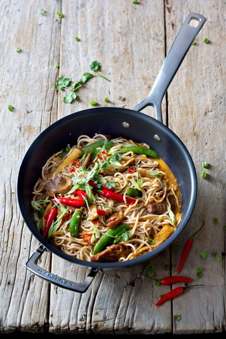 Le Creuset Padella alta man.lungo man 30