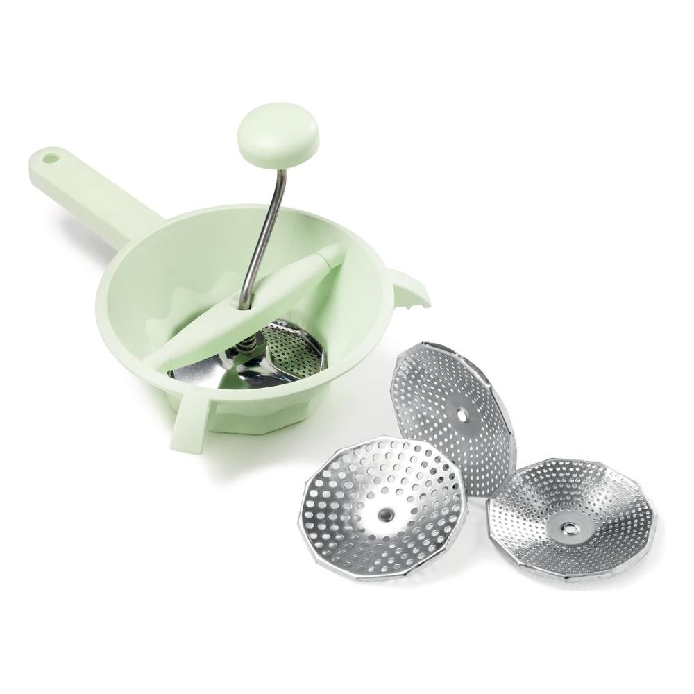 Passa verdura con 3 Dischi in acciaio inox