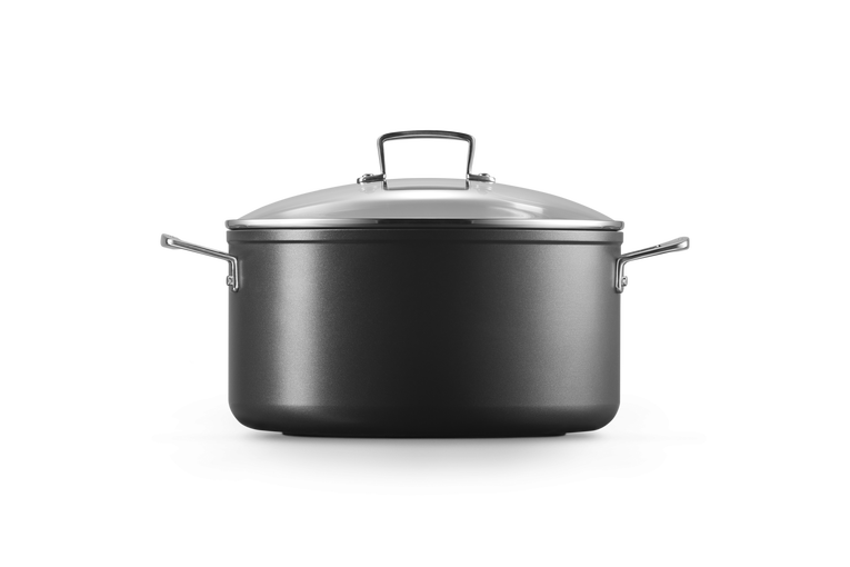 Pentola in alluminio antiaderente con coperchio vetro - 28 cm, 8.8L