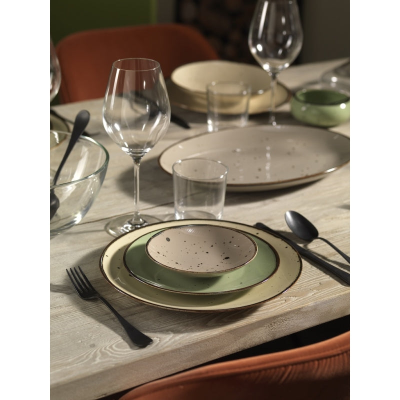 Piatto Frutta 22,5cm Cottage Tortora