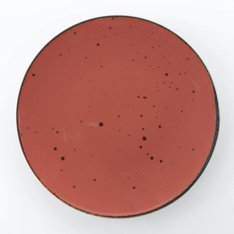 Piatto Piano 28cm Cottage Marsala Red u/6