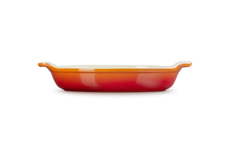 Pirofila ovale in gres vetrificato - 28 cm / 1.6L / Arancio