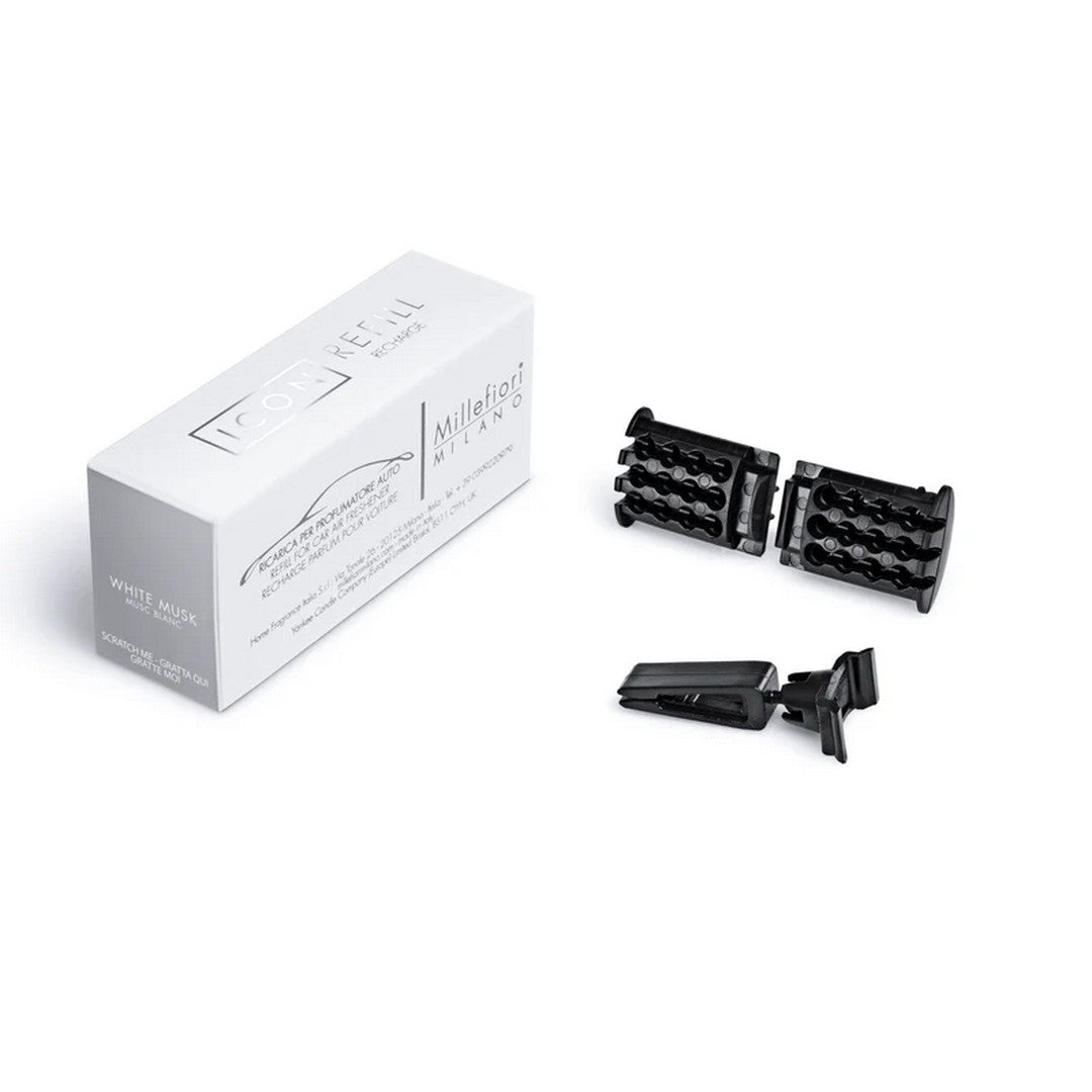 Millefiori Ricarica Per Diffusore Auto Icon White Musk - 17RCMB