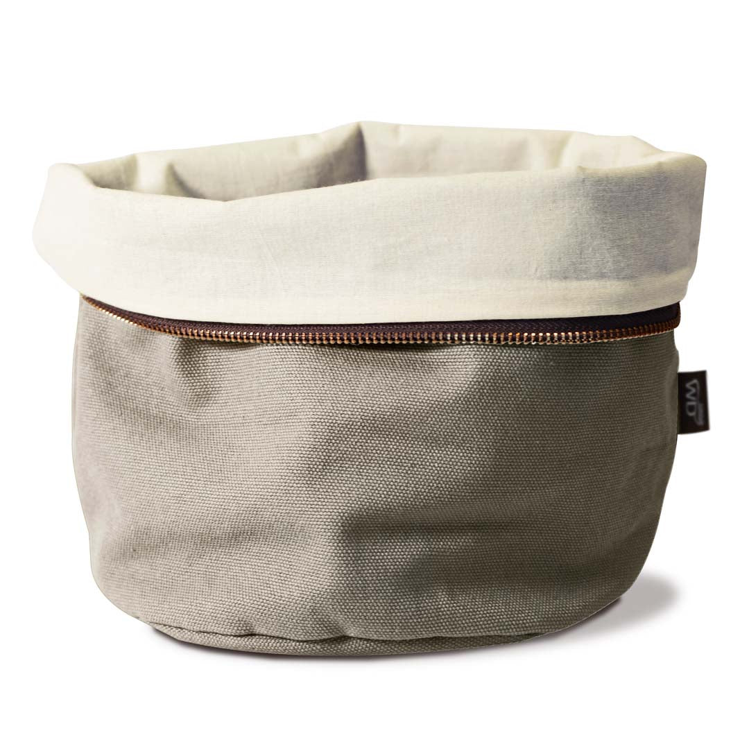 Wd Lifestyle Sacchetto pane riscaldabile in cotone grigio - WD571G