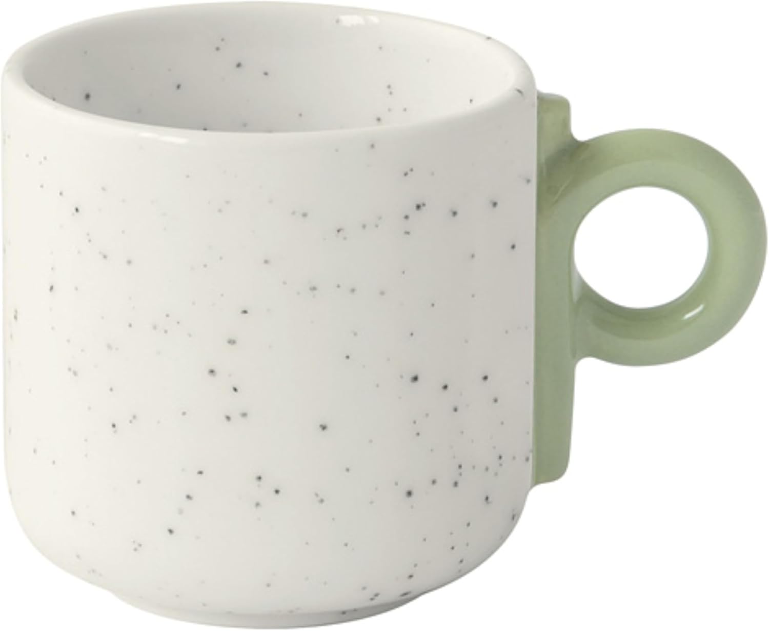 Pozzi Milano Set 6 tazzine espr.100 ml in porc.in color box CREATIVE BIANCO