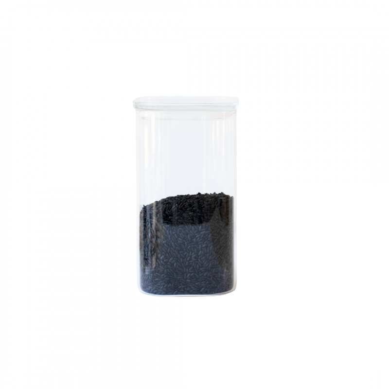 Contenitore quadrato alto in vetro - 1400ML