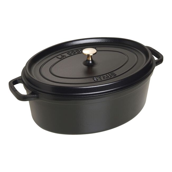 Staub La Cocotte Cocotte ovale - 37 cm, nero
