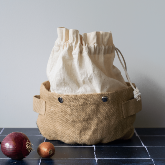2 in 1: cestino portaoggetti e borsa rimovibile - M