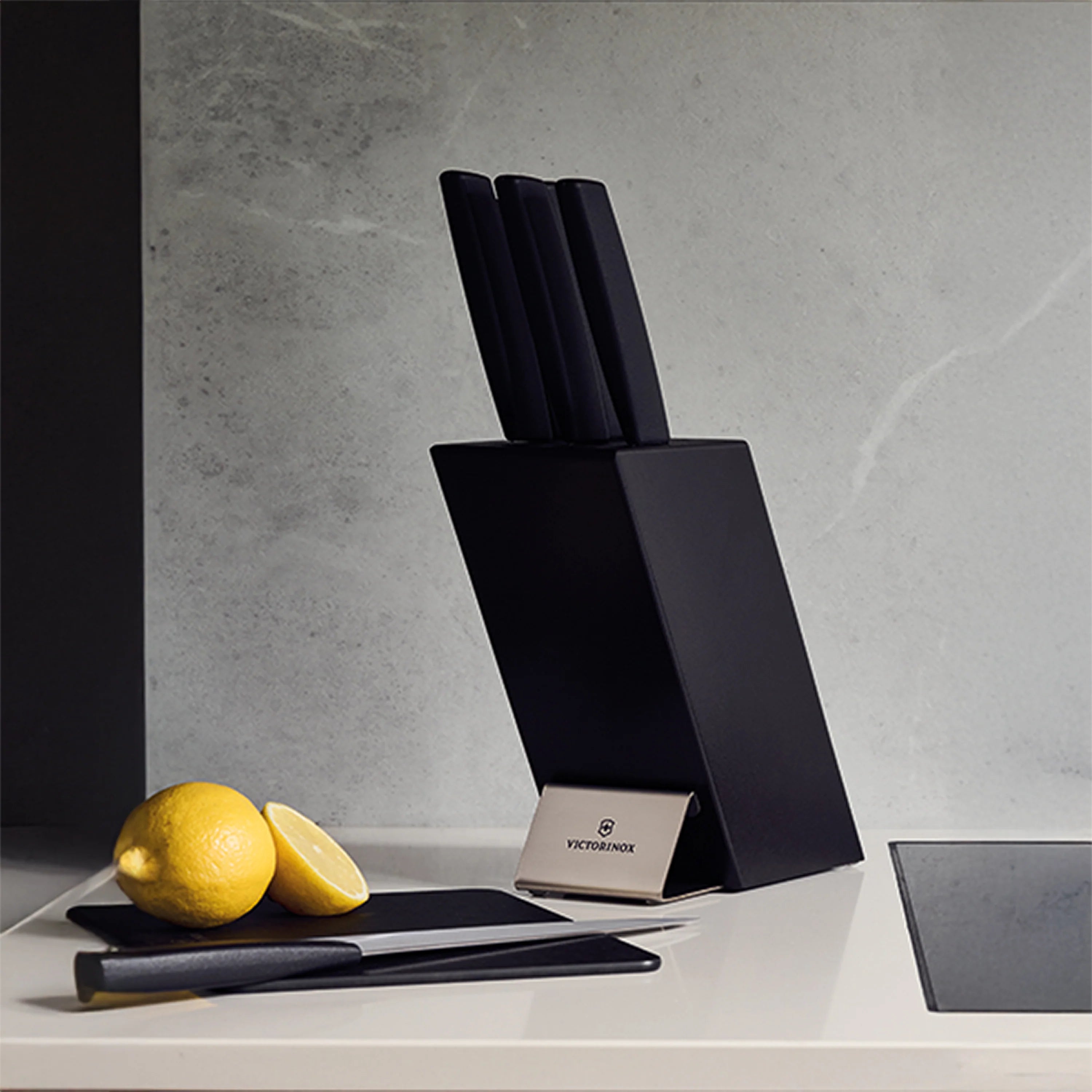 Kunzi Sw iss Modern Ceppo Completo 6 pz nero