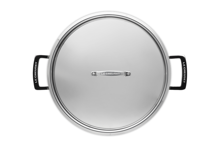 Tegame basso in acciaio inox e int. antiaderente - 38 cm, 4.8L