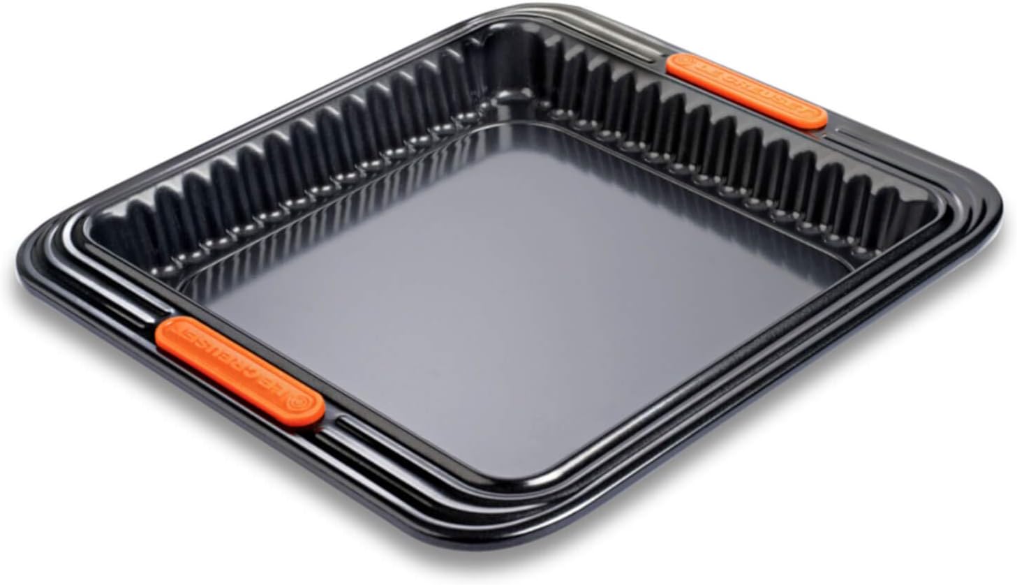 Le Creuset Tortiera quadrata con base removibile Nero
