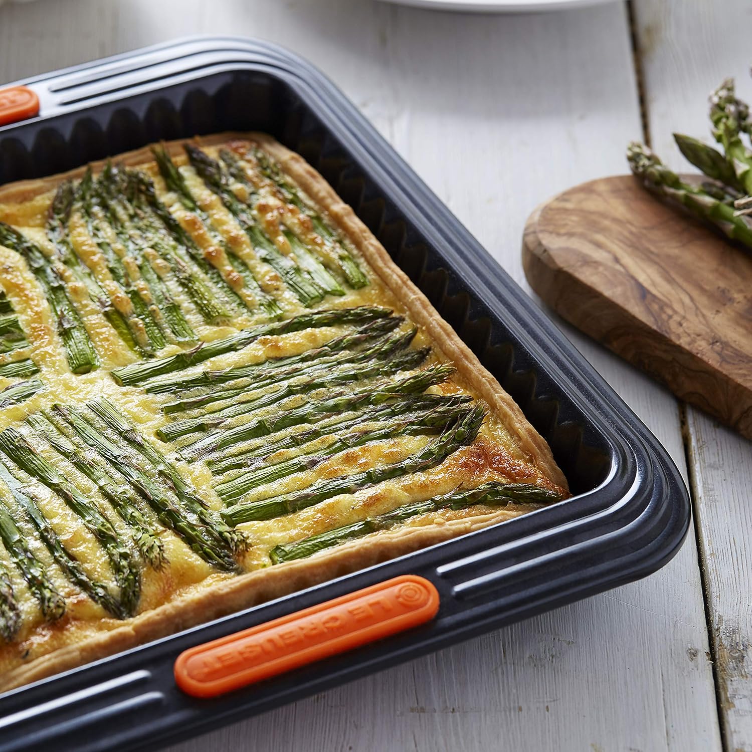 Le Creuset Tortiera quadrata con base removibile Nero