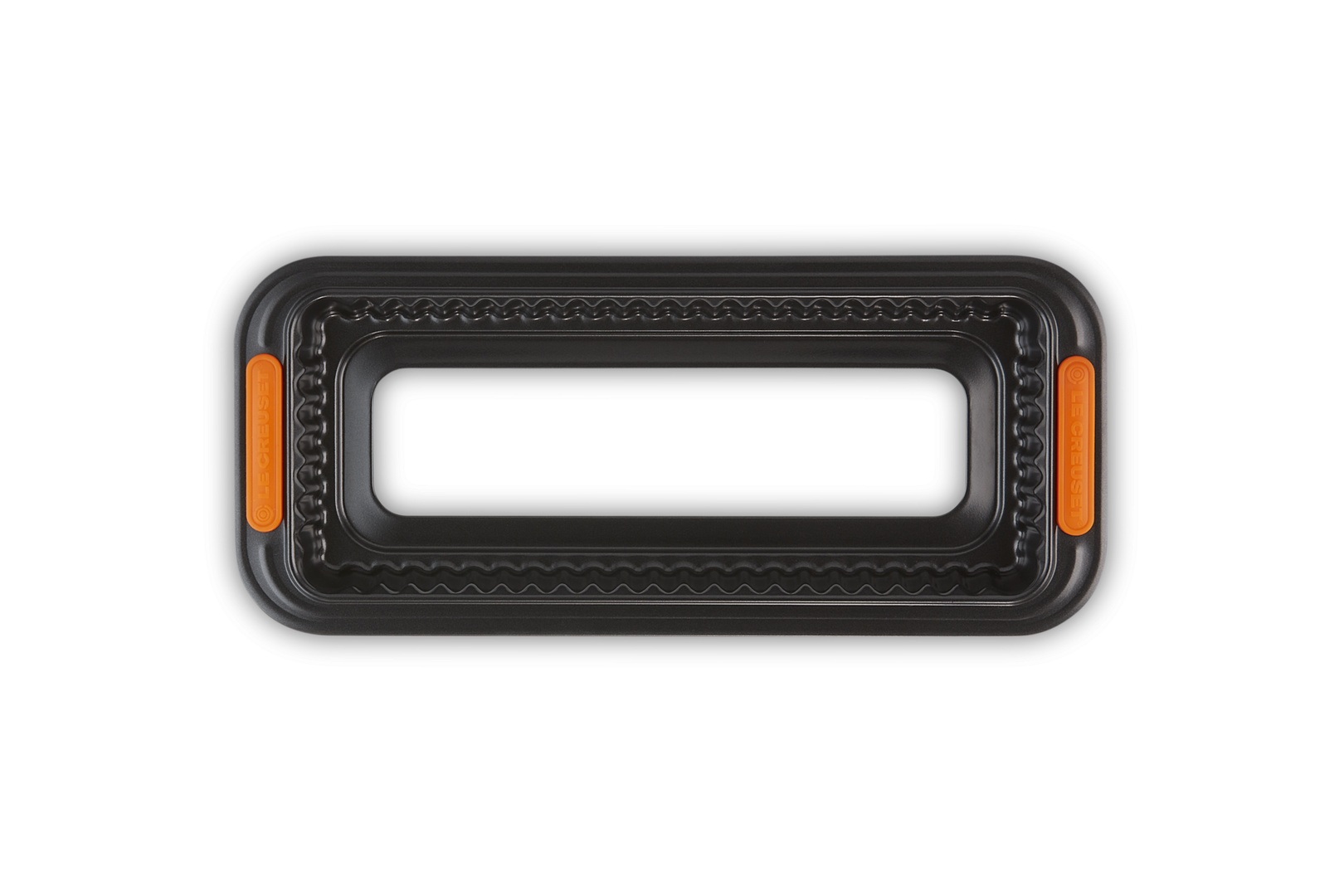Tortiera Rettangolare con Base Removibile - 33 cm, Nero