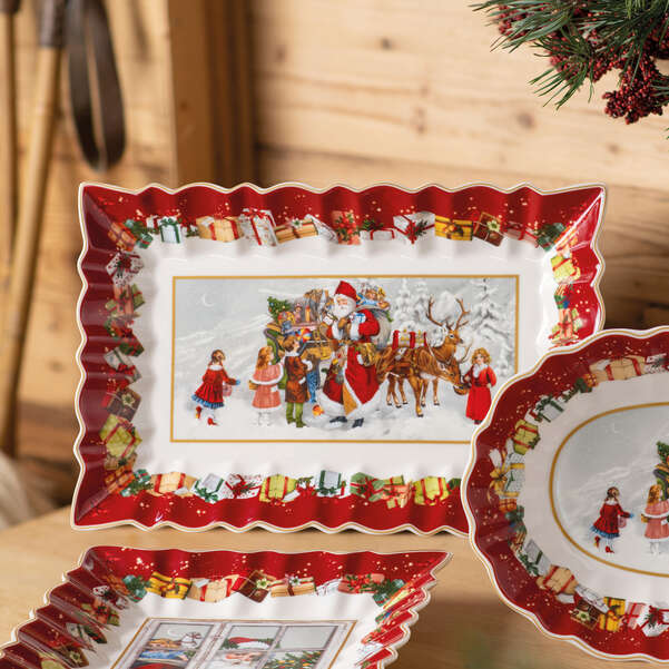 Toy's Fantasy Vassoio per dolci e torte multicolore, 35,6 x 23,1 cm