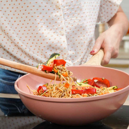L' incredibile Wok - 28cm / Rosa Cipria