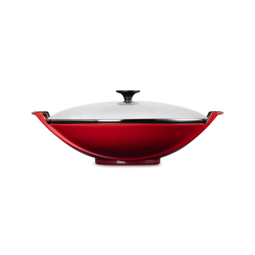 Le Creuset Wok Con Coperchio - Ciliegia