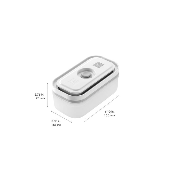 Fresh & Save Contenitore sottovuoto S, plastica, semi trasparente-grigio