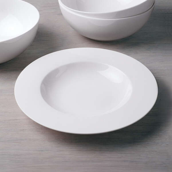 Royal Piatto fondo bianco, Ø24,8 cm, Premium Bone Porcelain
