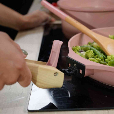 Manico rimovibile per padella e casseruola - Cipria
